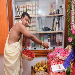 Guruji at Pooja Celebrations 2